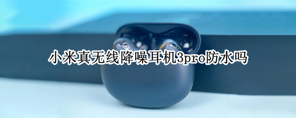 小米真无线降噪耳机3pro防水吗（小米真无线降噪耳机3pro芯片）