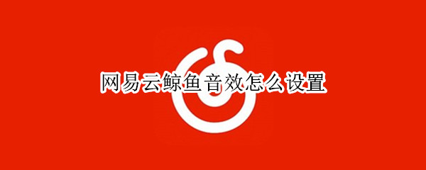 网易云鲸鱼音效怎么设置（网易云鲸鱼音效怎么设置效果最佳iPad）