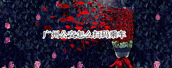 广州公交怎么扫码乘车 广州公交怎么扫码乘车视频