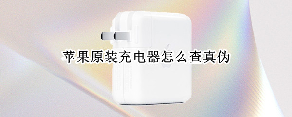苹果原装充电器怎么查真伪（苹果原装充电器怎么查真伪图片）