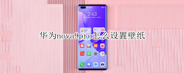 华为nova9pro怎么设置壁纸（华为nova9自带壁纸）
