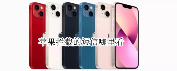 苹果拦截的短信哪里看 苹果拦截的短信哪里看记录