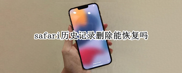 safari历史记录删除能恢复吗 safari历史记录删除能恢复吗苹果