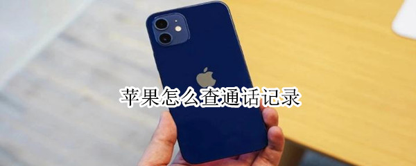 苹果怎么查通话记录（苹果怎么查通话记录以前的）
