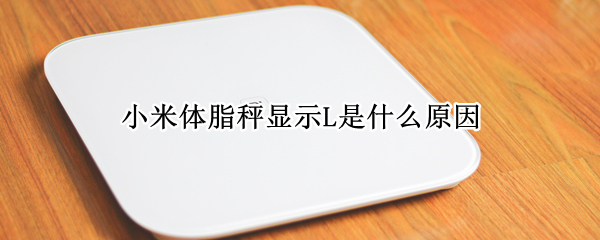 小米体脂秤显示L是什么原因（小米体脂秤显示l是怎么回事）