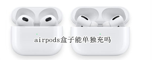 airpods盒子能单独充吗（airpods可以单独充电吗）