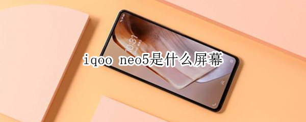 iqoo neo5是什么屏幕