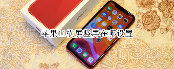 苹果11横屏竖屏在哪设置 苹果11横屏竖屏在哪设置切换