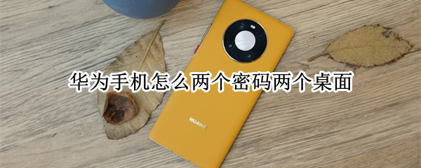 华为手机怎么两个密码两个桌面（华为手机怎么两个密码两个桌面怎么关闭）