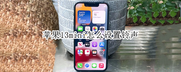 苹果13mini怎么设置铃声（苹果13mini怎么设置铃声歌曲）