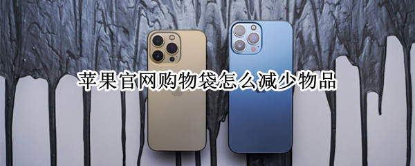 苹果官网购物袋怎么减少物品 苹果的购物袋