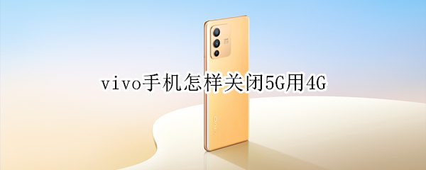 vivo手机怎样关闭5G用4G vivo怎样关闭5G
