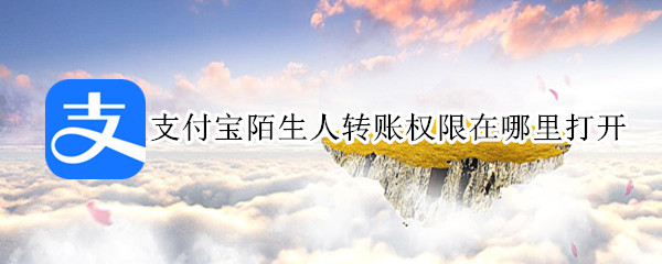 支付宝陌生人转账权限在哪里打开 支付宝怎么打开允许陌生人转账