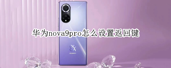 华为nova9pro怎么设置返回键 华为nova8pro手机怎么设置返回键