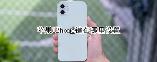 苹果12home键在哪里设置 苹果12home键怎么设置