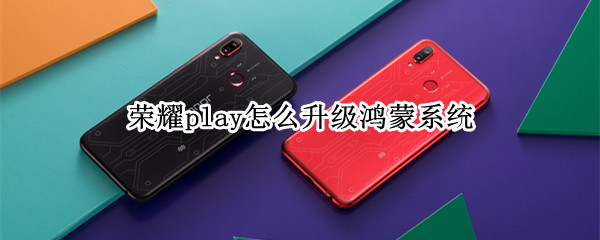 荣耀play怎么升级鸿蒙系统 荣耀play怎么升级鸿蒙系统吗