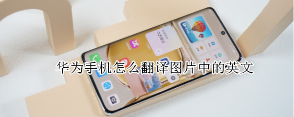 华为手机怎么翻译图片中的英文（华为手机怎么翻译图片中的英文字母）