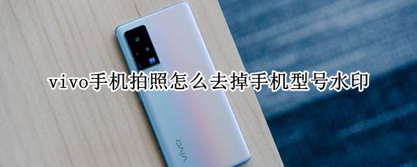 vivo手机拍照怎么去掉手机型号水印 vivo手机照片水印怎么去掉