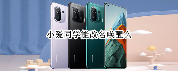 小爱同学能改名唤醒么 如何改小爱同学的唤起名字