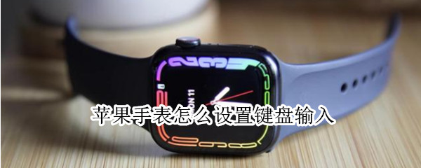 苹果手表怎么设置键盘输入 苹果手表怎么设置键盘输入法