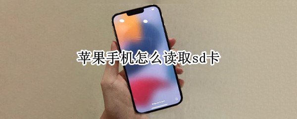 苹果手机怎么读取sd卡 苹果手机怎么读取sd卡里的东西