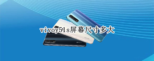 vivoy51s屏幕尺寸多大（vivo y51s屏幕尺寸）