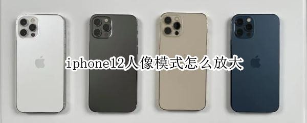 iphone12人像模式怎么放大 iphone11人像模式怎么放大