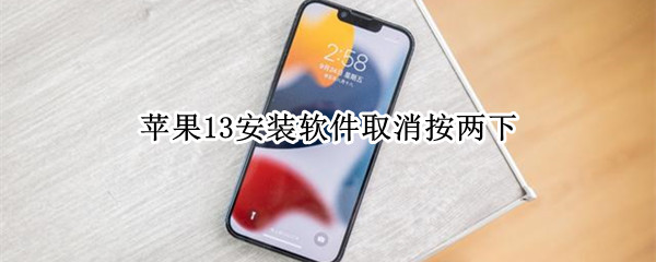 苹果13安装软件取消按两下 苹果13安装软件取消按两下怎么还是安装不了