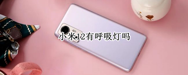 小米12有呼吸灯吗 小米11 有呼吸灯吗