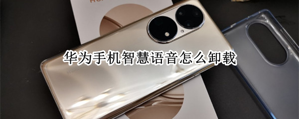 华为手机智慧语音怎么卸载 华为手机智慧语音怎么卸载?