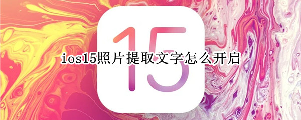 ios15照片提取文字怎么开启 ios15照片提取文字怎么开启iPad