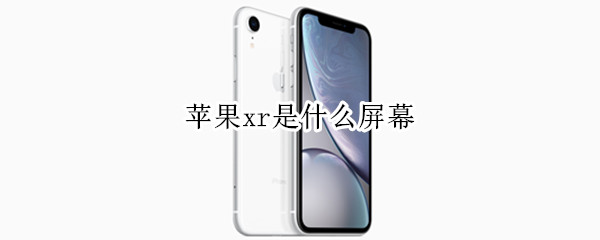 苹果xr是什么屏幕 苹果xr是什么屏幕OLED