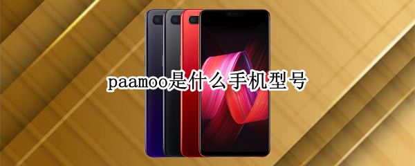 paamoo是什么手机型号（pahmoo是什么手机型号）