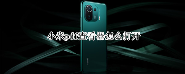 小米pdf查看器怎么打开（小米pdf查看器怎么打开文件）