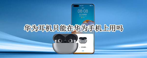 华为耳机只能在华为手机上用吗 华为耳机只能在华为手机上用吗怎么设置