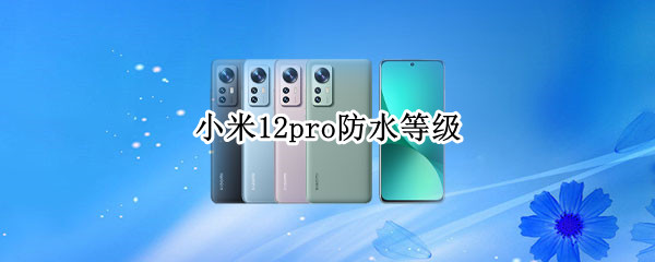 小米12pro防水等级（小米11pro防水等级）