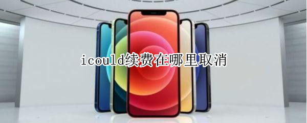 icould续费在哪里取消 icould如何取消续期吗