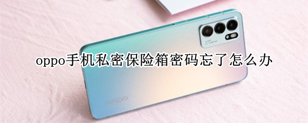 oppo手机私密保险箱密码忘了怎么办 oppo手机秘密保险箱密码忘了怎么办