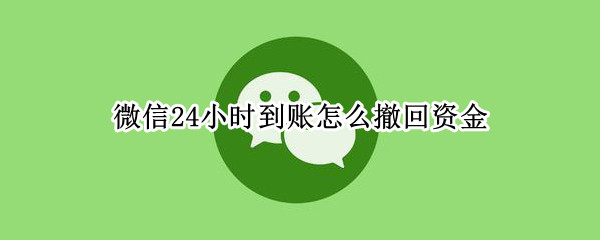 微信24小时到账怎么撤回资金 微信24小时到账怎么追回资金