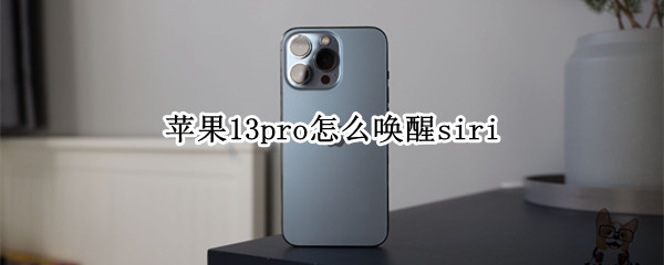 苹果13pro怎么唤醒siri 苹果13pro怎么唤醒屏幕