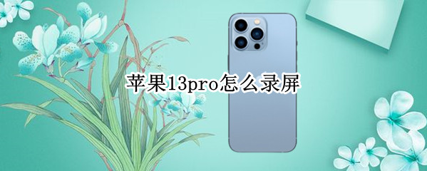 苹果13pro怎么录屏（苹果13promax怎么录屏）