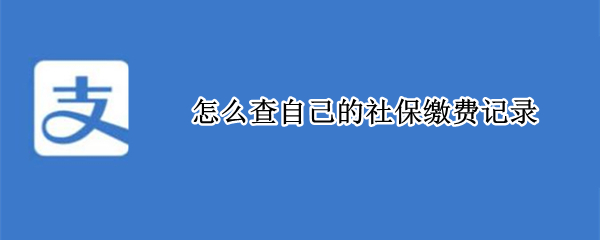 怎么查自己的社保缴费记录 网上怎么查自己的社保缴费记录