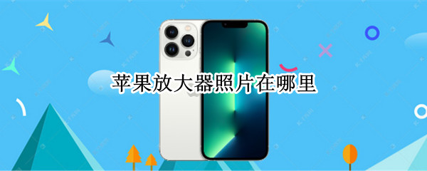 苹果放大器照片在哪里（苹果放大器照片在哪里安卓）