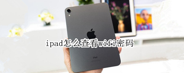 ipad怎么查看wifi密码 ipad怎么查看wifi密码给别人