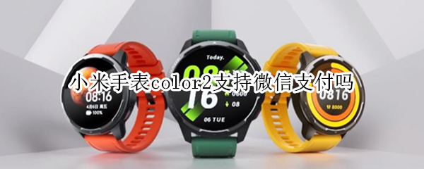 小米手表color2支持微信支付吗（小米color手表可以微信支付吗）