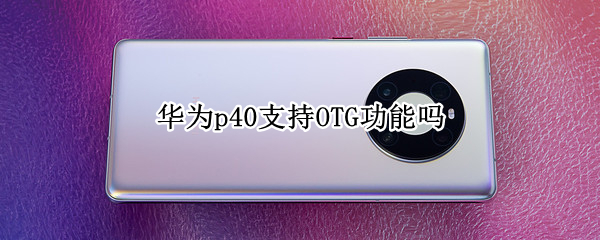 华为p40支持OTG功能吗（华为P40支持OTG吗）