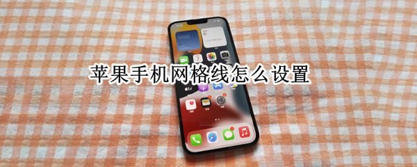 苹果手机网格线怎么设置（苹果手机网格线怎么设置出来）