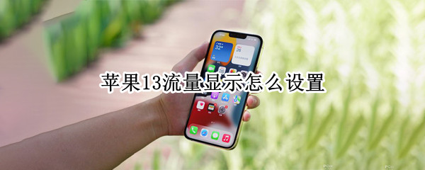 苹果13流量显示怎么设置 苹果13流量显示在哪里