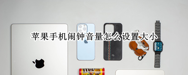 苹果手机闹钟音量怎么设置大小（怎么调苹果手机闹钟音量大小）
