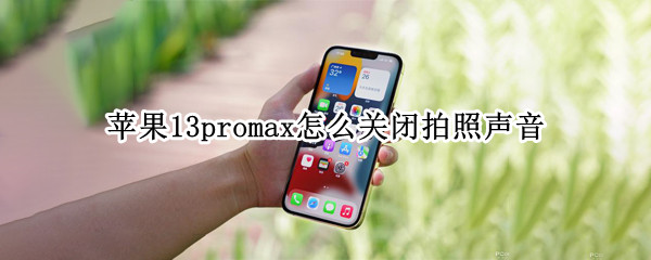 苹果13promax怎么关闭拍照声音（苹果12promax怎么关闭拍照声音）